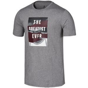 RARE Nike Air Jordan "The Greatest Ever" T-Shirt in Grey Sz XXL AH6318-091